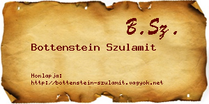 Bottenstein Szulamit névjegykártya